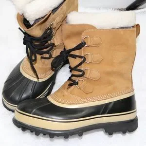 Sorel Caribou Waterproof Nubuck NM1000-281 Winter Snow Boots Adult Men\'s Size 9 Sorel Caribou Waterproof Nubuck NM1000-281 Winter Snow Boots  main image 3